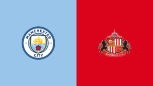 Team Logos of Manchester City vs Sunderland
