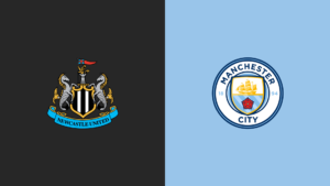 Team Logos of Newcastle United vs Manchester City