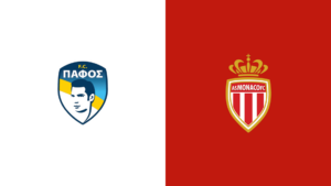 Team Logos of Pafos vs AS Monaco