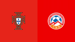 Team Logos of Portugal vs Armenia