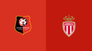 Team Logos of Rennes vs AS Monaco