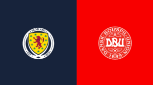 Team Logos of Scotland vs Denmark