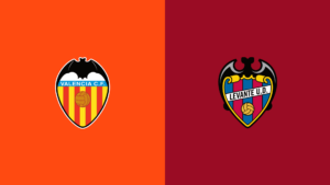 Team Logos of Valencia vs Levante