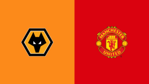 Team Logos of Wolves Wanderers vs Manchester United