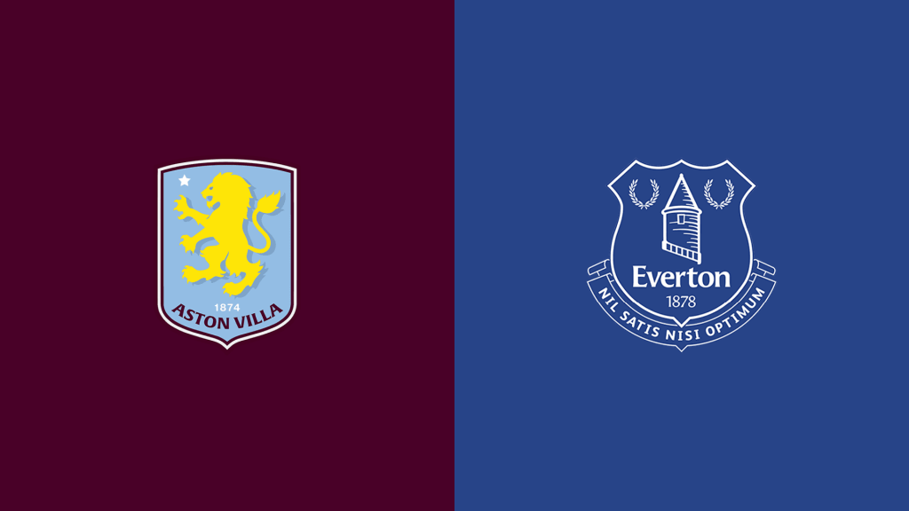 Team Logos of Aston Villa vs Everton