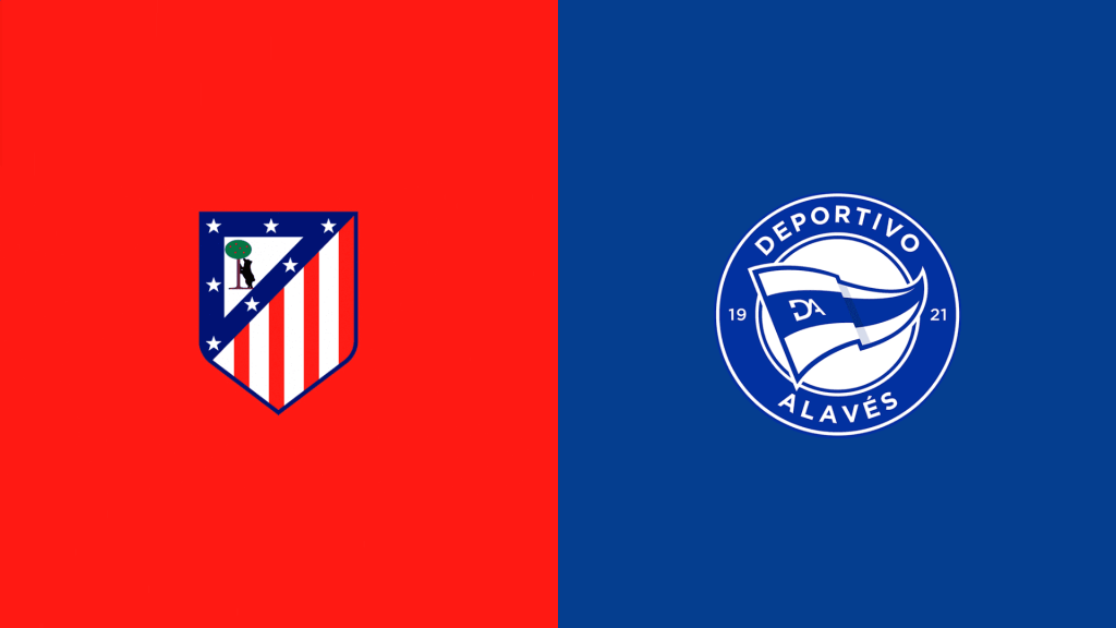 Team Logos of Atletico Madrid vs Alaves