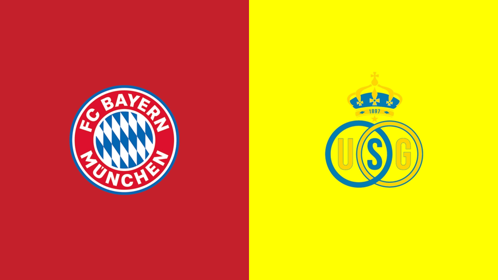 Team Logos of Bayern Munich vs Royale Union SG