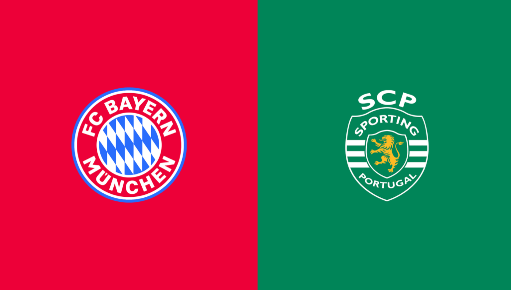 Team Logos of Bayern Munich vs Sporting CP