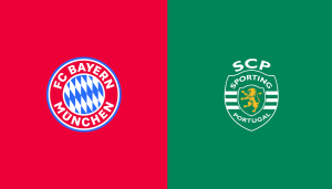 Team Logos of Bayern Munich vs Sporting CP