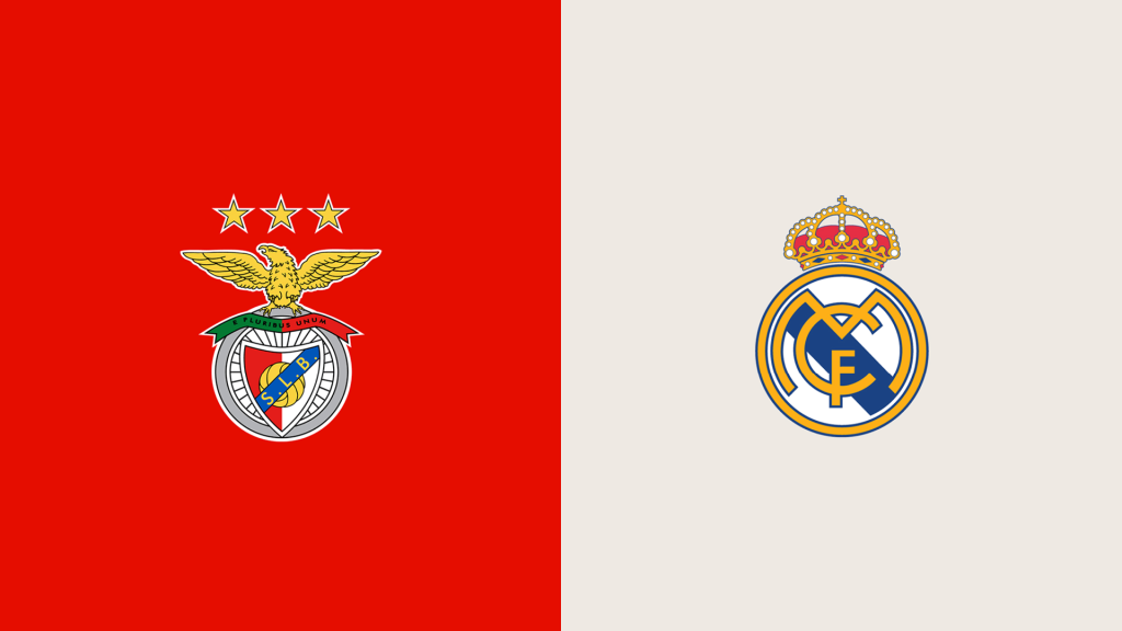 Team Logos of Benfica vs Real Madrid