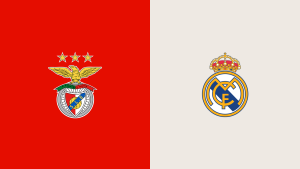 Team Logos of Benfica vs Real Madrid