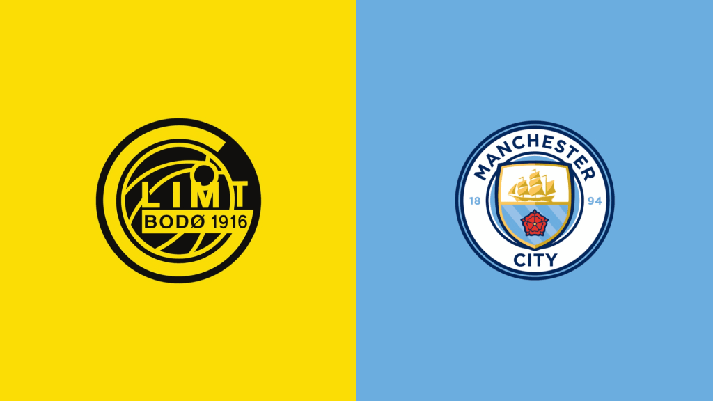 Team Logos of Bodo Glimt vs Manchester City