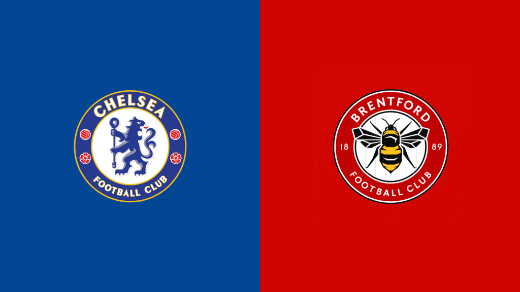 Team Logos of Chelsea vs Brentford
