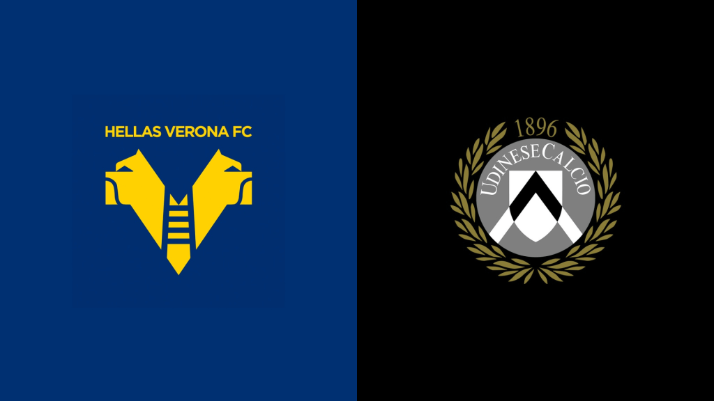 Team Logos of Hellas Verona vs Udinese