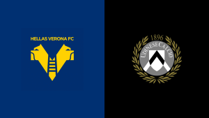 Team Logos of Hellas Verona vs Udinese