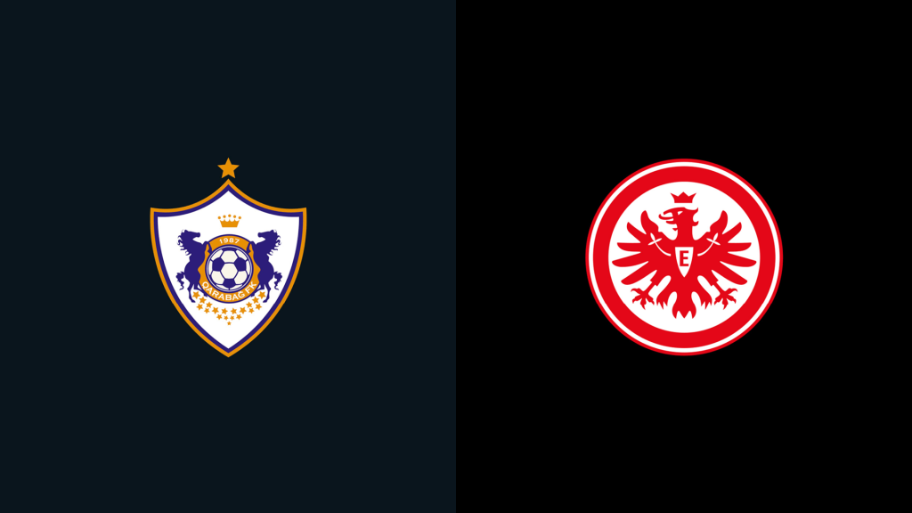 Team Logos of Qarabag vs Eintracht Frankfurt