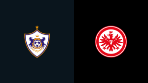 Team Logos of Qarabag vs Eintracht Frankfurt
