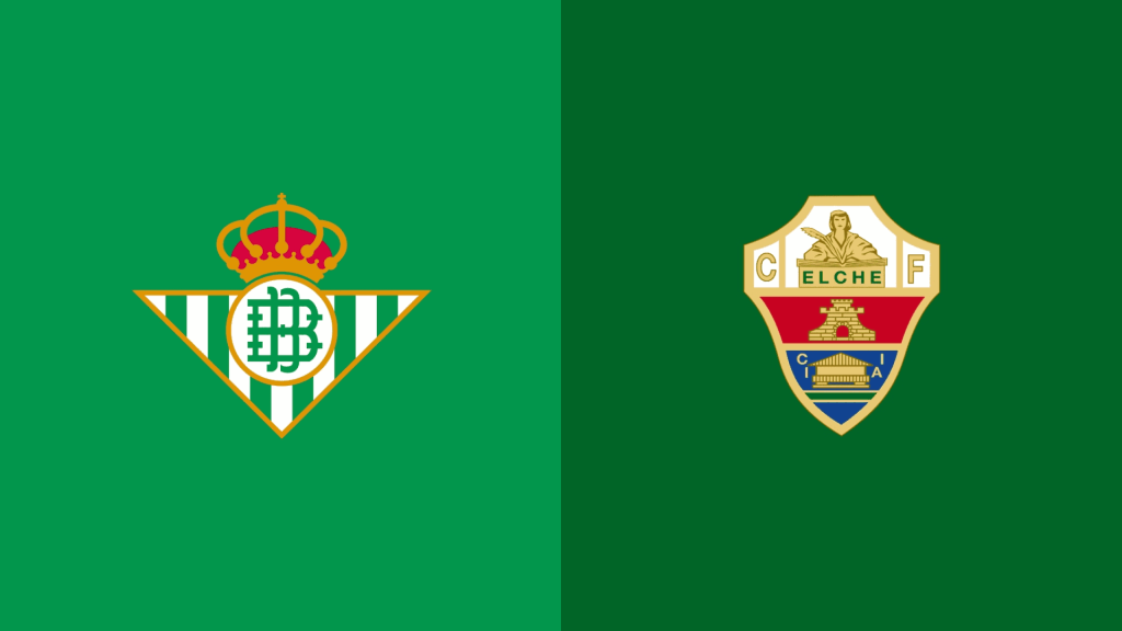 Team Logos of Real Betis vs Elche
