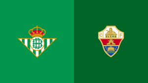 Team Logos of Real Betis vs Elche