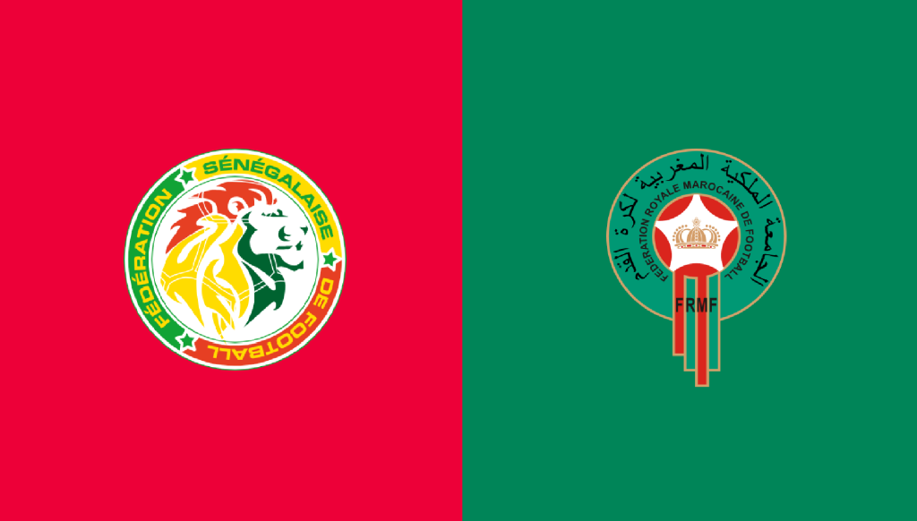 Team Logos of Senegal vs Morocco