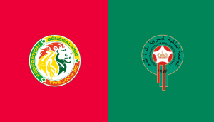 Team Logos of Senegal vs Morocco
