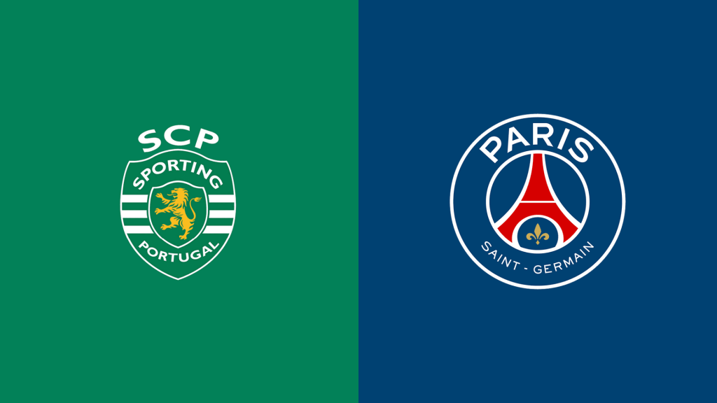 Team Logos of Sporting CP vs PSG