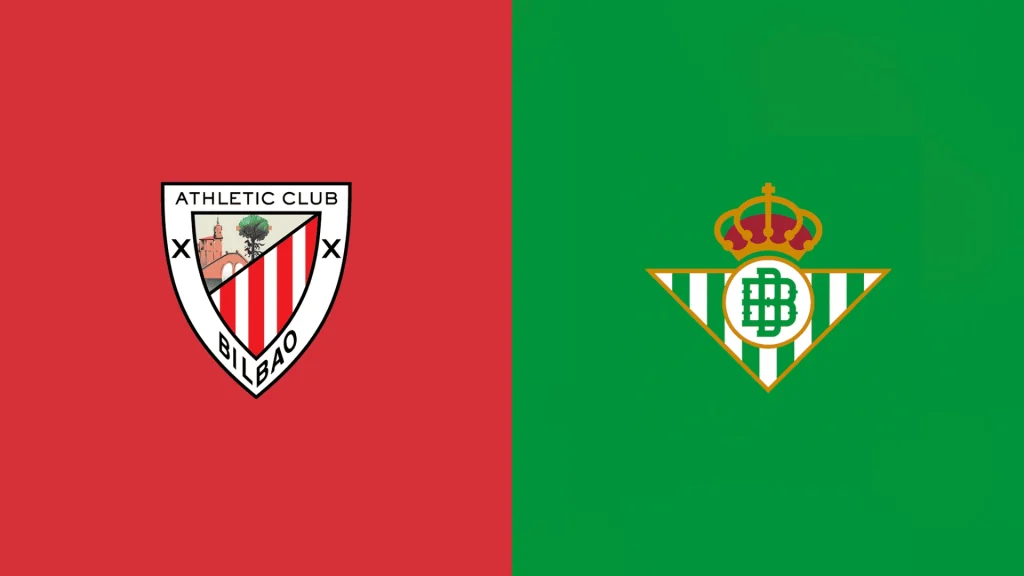 Team Logos of Athletic Bilbao vs Real Betis