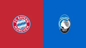 Team Logos of Bayern Munich vs Atalanta