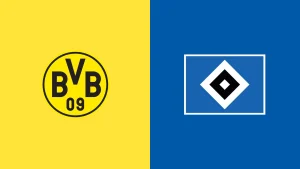 Team Logos of Borussia Dortmund vs Hamburger SV