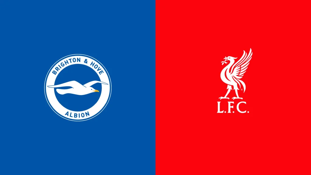 Team Logos of Brighton & Hove Albion vs Liverpool