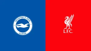 Team Logos of Brighton & Hove Albion vs Liverpool