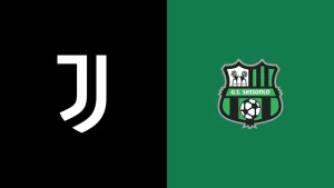 Team Logos of Juventus vs Sassuolo