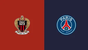 Team Logos of Nice vs PSG