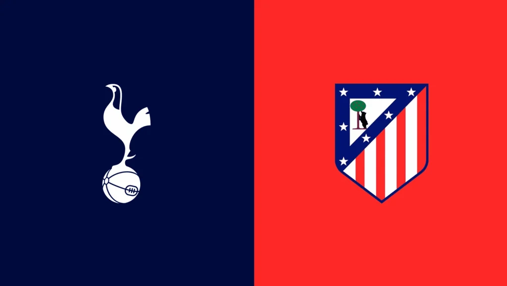 Team Logos of Tottenham Hotspur vs Atletico Madrid