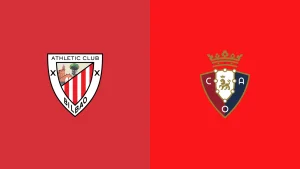 Team Logos of Athletic Bilbao vs Osasuna