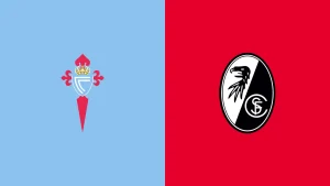 Team Logos of Celta Vigo vs Freiburg