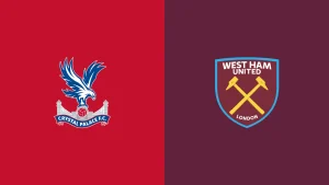 Team Logos of Crystal Palace vs West Ham United