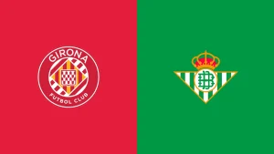 Team Logos of Girona vs Real Betis