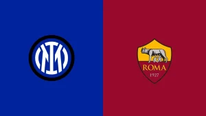 Team Logos of Inter vs AS Roma