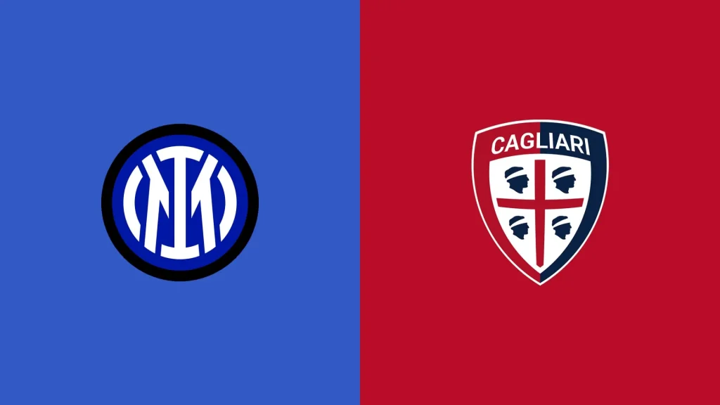 Team Logos of Inter vs Cagliari