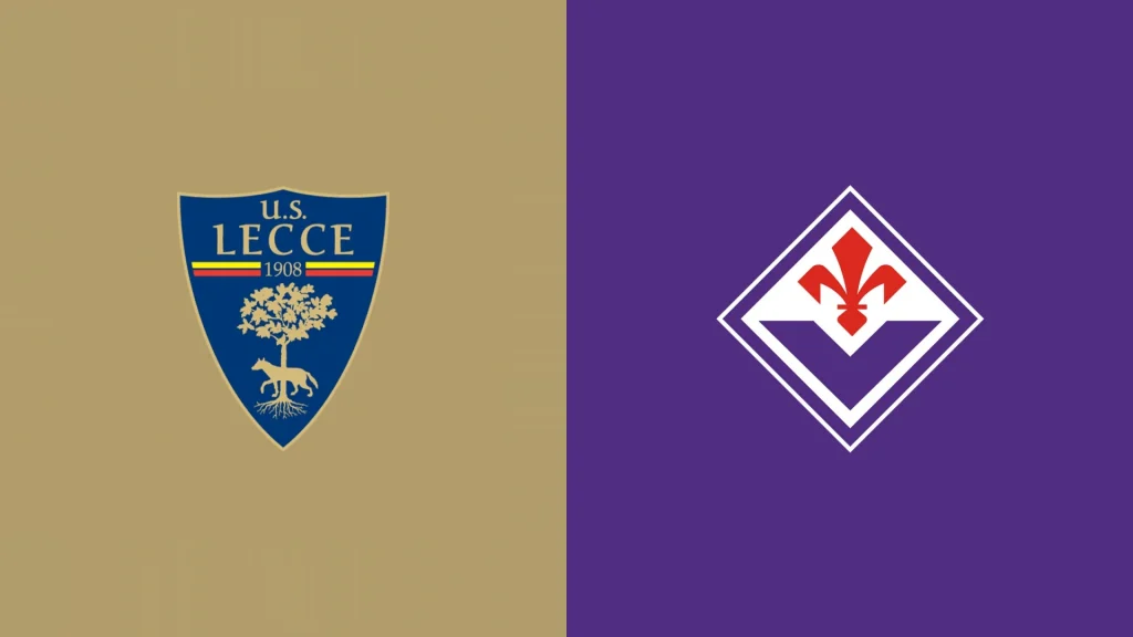 Team Logos of Lecce vs Fiorentina