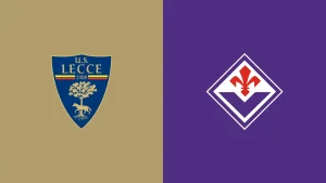 Team Logos of Lecce vs Fiorentina