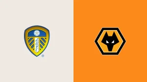 Team Logos of Leeds United vs Wolves