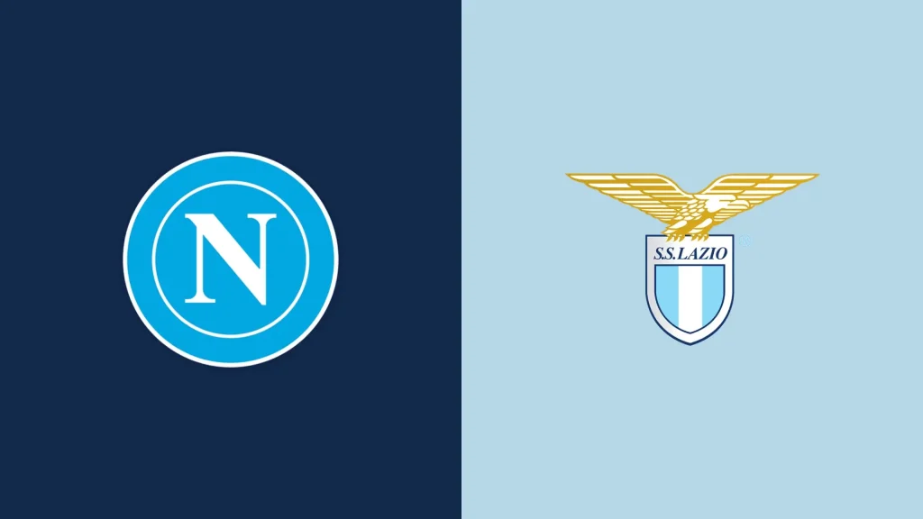 Team Logos of Napoli vs Lazio