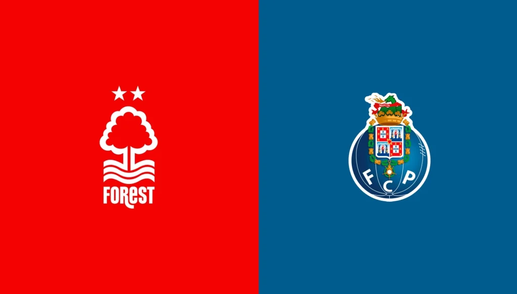 Team Logos of Nottingham Forest vs FC Porto