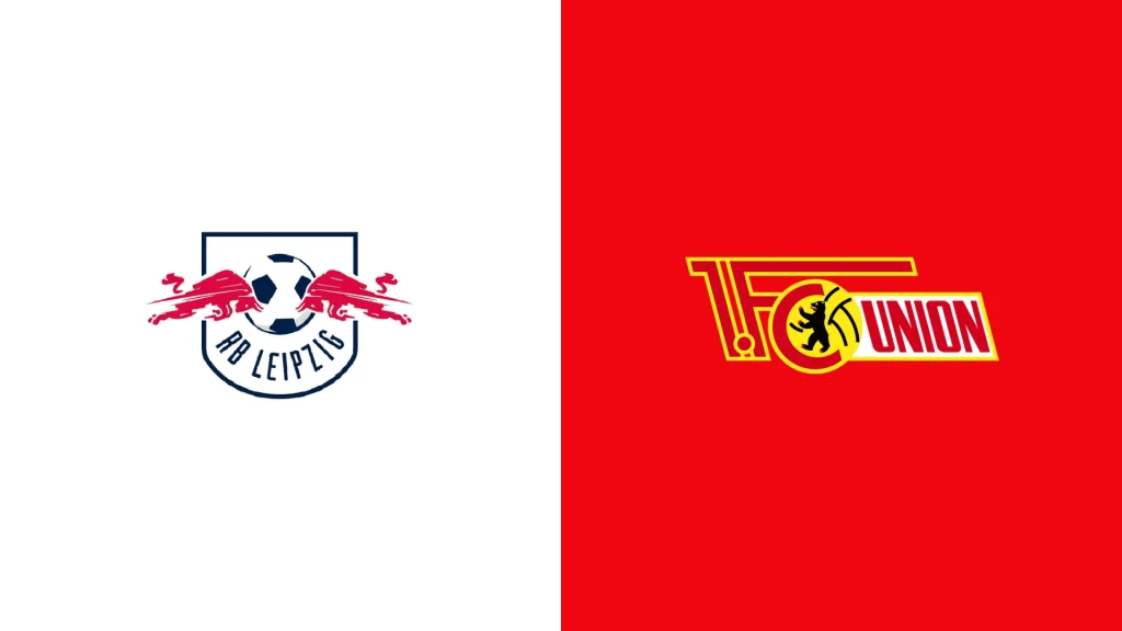 Team Logos of RB Leipzig vs Union Berlin