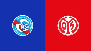 Team Logos of Strasbourg vs Mainz