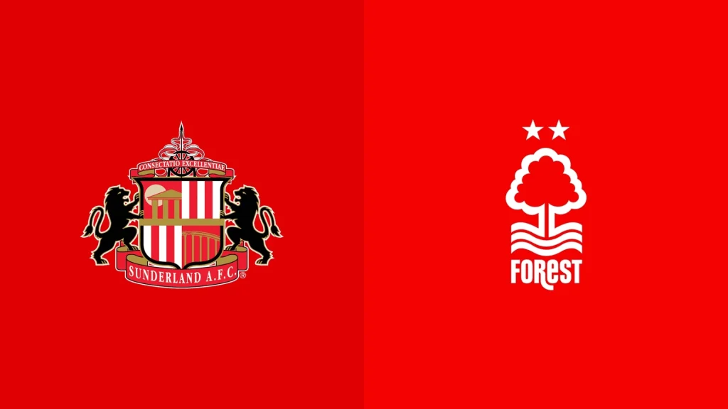 Team Logos of Sunderland vs Nottingham Forest