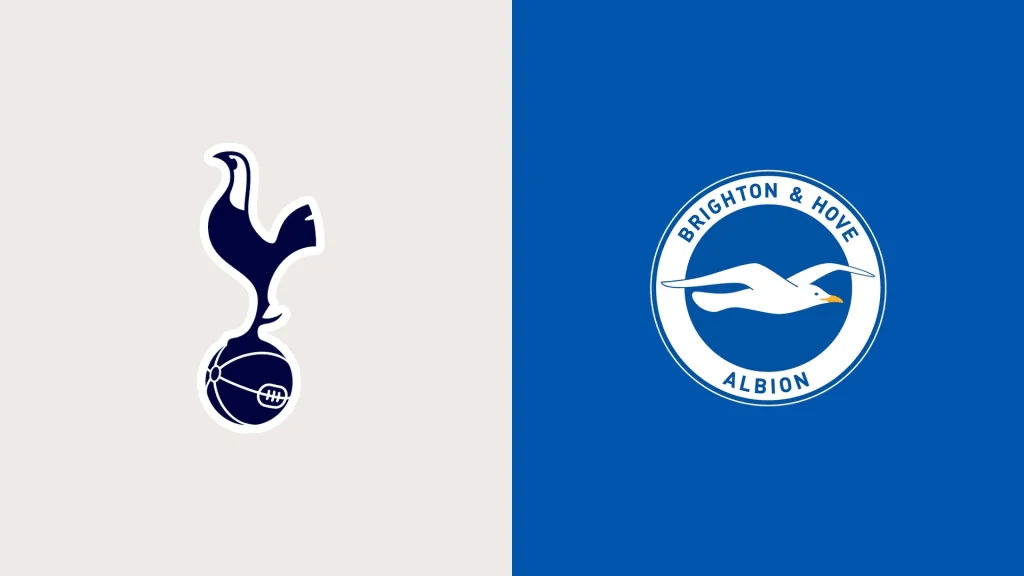 Team Logos of Tottenham Hotspur vs Brighton & Hove Albion