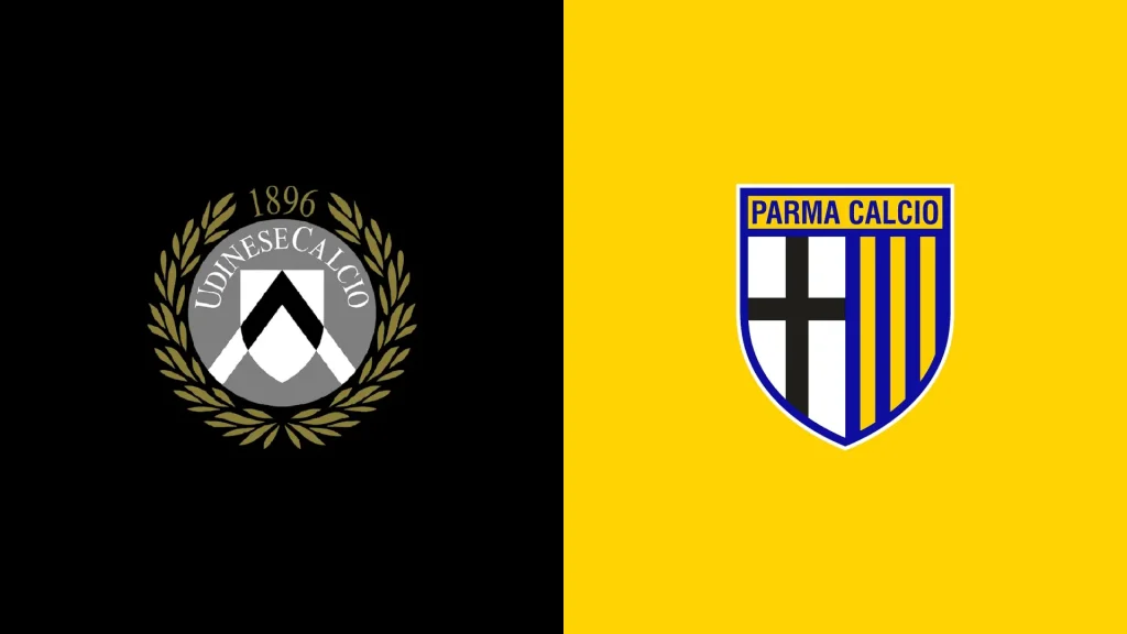 Team Logos of Udinese vs Parma
